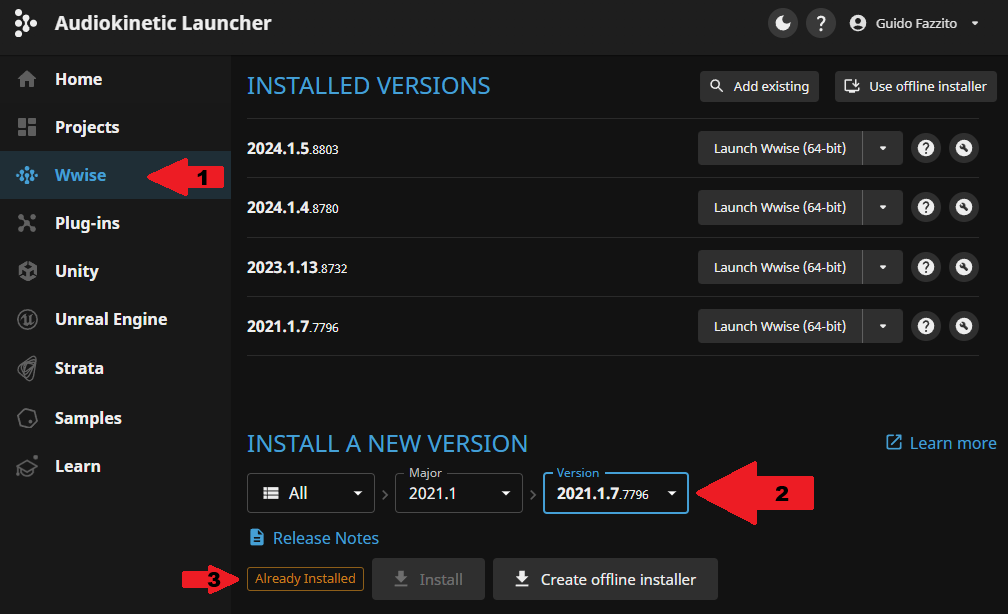 Audiokinetic-Launcher