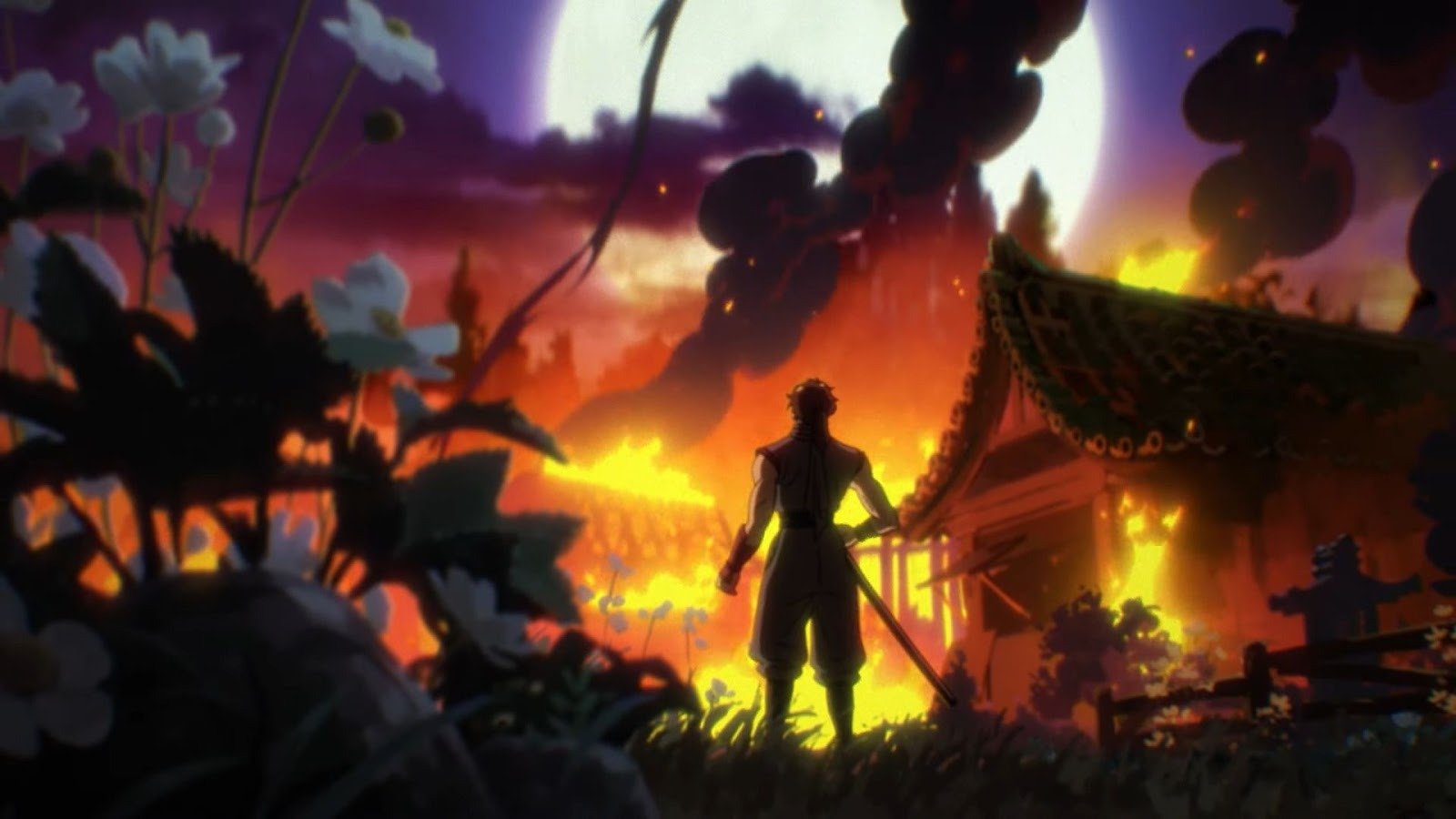 NINJA GAIDEN Ragebound - burning