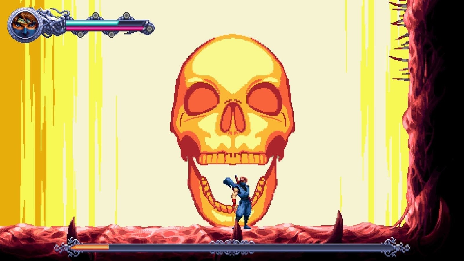 NINJA GAIDEN Ragebound - skull