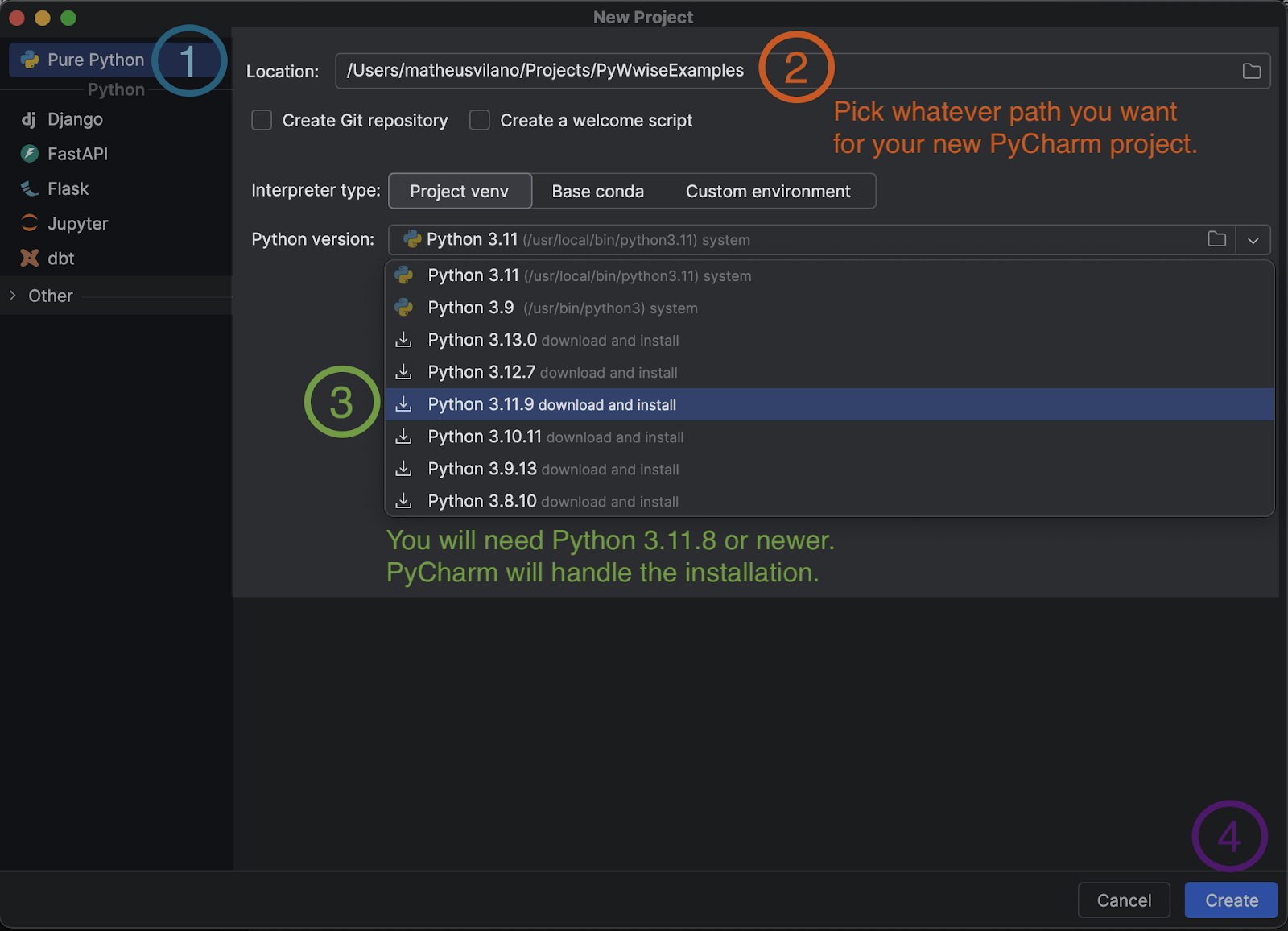 python-new-project